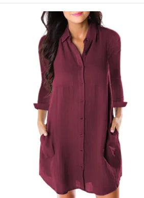 Loose Pink Sleeve Dress - Classic Collection (One Piece)