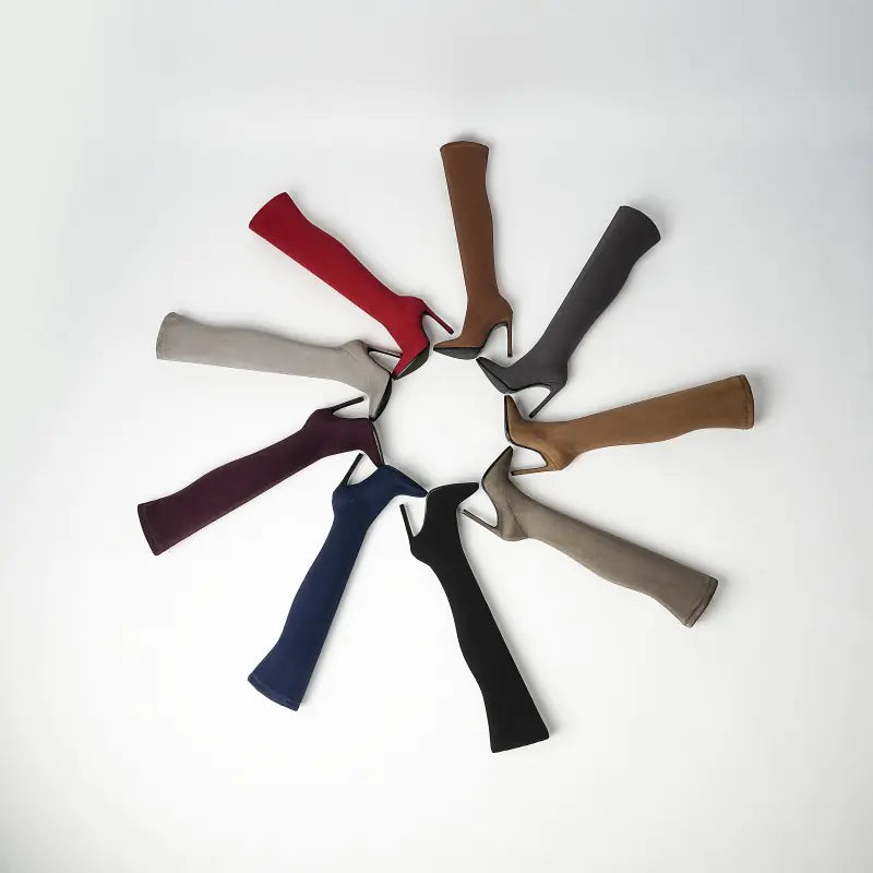 Sleek Over-Knee Stiletto Boots