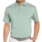 New Stylish Striped Print Short Sleeve Polo Shirt