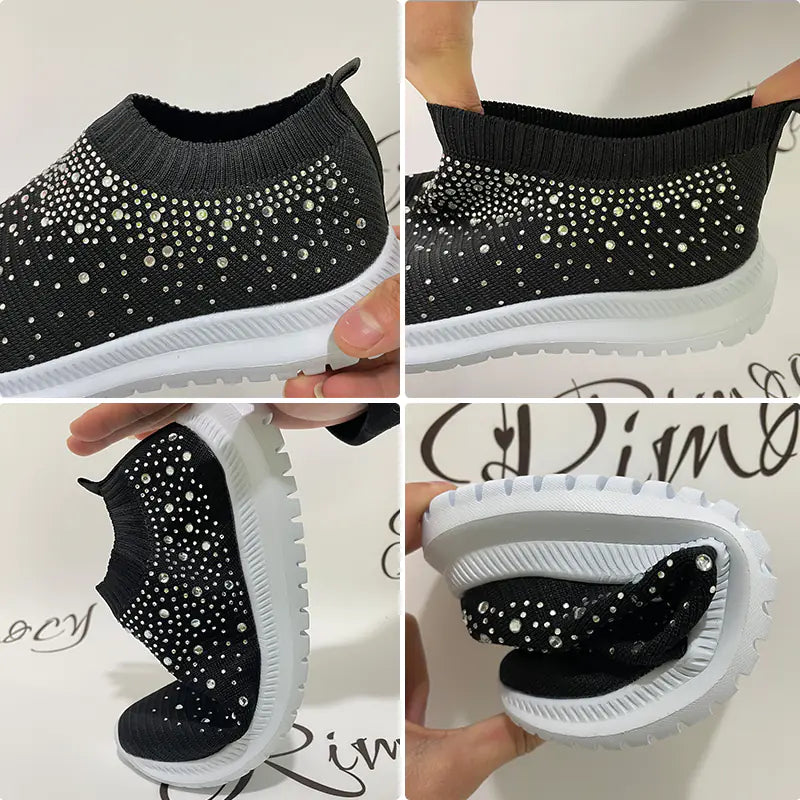 Women's Casual Vulcanized Canvas Flat Shoes for Summer